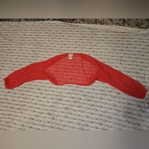 Red Long Sleeve Top